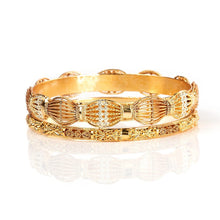 Load image into Gallery viewer, INTRICATE GOLD PLATED BANGLE SET - vistoso.pk