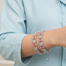 Load image into Gallery viewer, Moon Tribe 1 Carat Bangles (Pair) - vistoso.pk