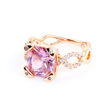 Load image into Gallery viewer, Pink Sapphire Ring (Brass) - vistoso.pk