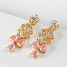 Load image into Gallery viewer, Pink Thunder Rain Drop 1 Ct Earring - vistoso.pk