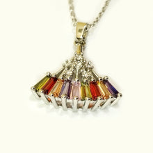 Load image into Gallery viewer, Rainbow Color Necklace Set - vistoso.pk