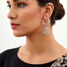 Load image into Gallery viewer, Red 1 Carat Chandelier Jhumka - vistoso.pk