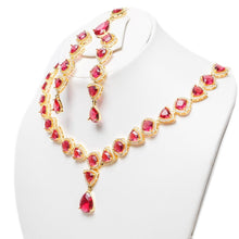 Load image into Gallery viewer, Red Bouquet Toss Bridal Set - vistoso.pk