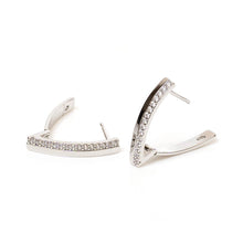 Load image into Gallery viewer, Silver Dove Earrings - vistoso.pk