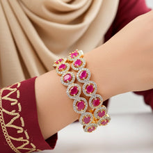 Load image into Gallery viewer, Solar Flare 1 Carat Bangles (Pair) - vistoso.pk