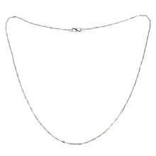 Load image into Gallery viewer, Trendy Thin Silver Rice 19 inch Chain - vistoso.pk