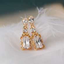Load image into Gallery viewer, Vintage Style Cubic Zirconia Earring (27mm) - vistoso.pk