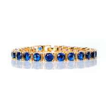 Load image into Gallery viewer, Blue BAGUETTE Bracelet (Copper) - vistoso.pk