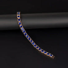 Load image into Gallery viewer, Blue BAGUETTE Bracelet (Copper) - vistoso.pk
