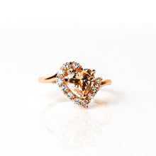 Load image into Gallery viewer, Diamond Heart Ring - vistoso.pk