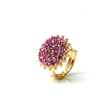 Load image into Gallery viewer, Ganga Jamna Adjustable Ring - vistoso.pk