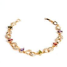 Load image into Gallery viewer, Rainbow Gems Bracelet (Copper) - vistoso.pk