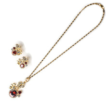 Load image into Gallery viewer, Red Wonderland Sapphire Set - vistoso.pk