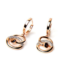 Load image into Gallery viewer, Spiral Pave Diamond Set (Copper) - vistoso.pk