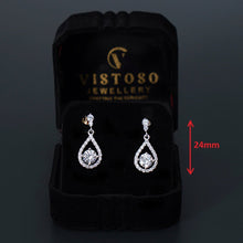 Load image into Gallery viewer, Stone Tear Drop Earring (24mm) - vistoso.pk