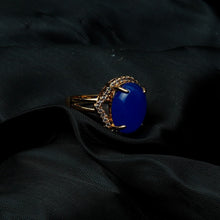 Load image into Gallery viewer, Swiss Blue Topaz Ring - vistoso.pk