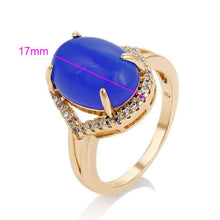 Load image into Gallery viewer, Swiss Blue Topaz Ring - vistoso.pk