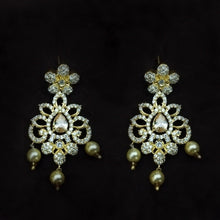 Load image into Gallery viewer, 1 CARAT BRIDAL PEARL DROP SET - vistoso.pk
