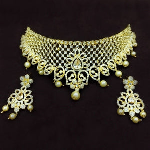 1 CARAT BRIDAL PEARL DROP SET - vistoso.pk