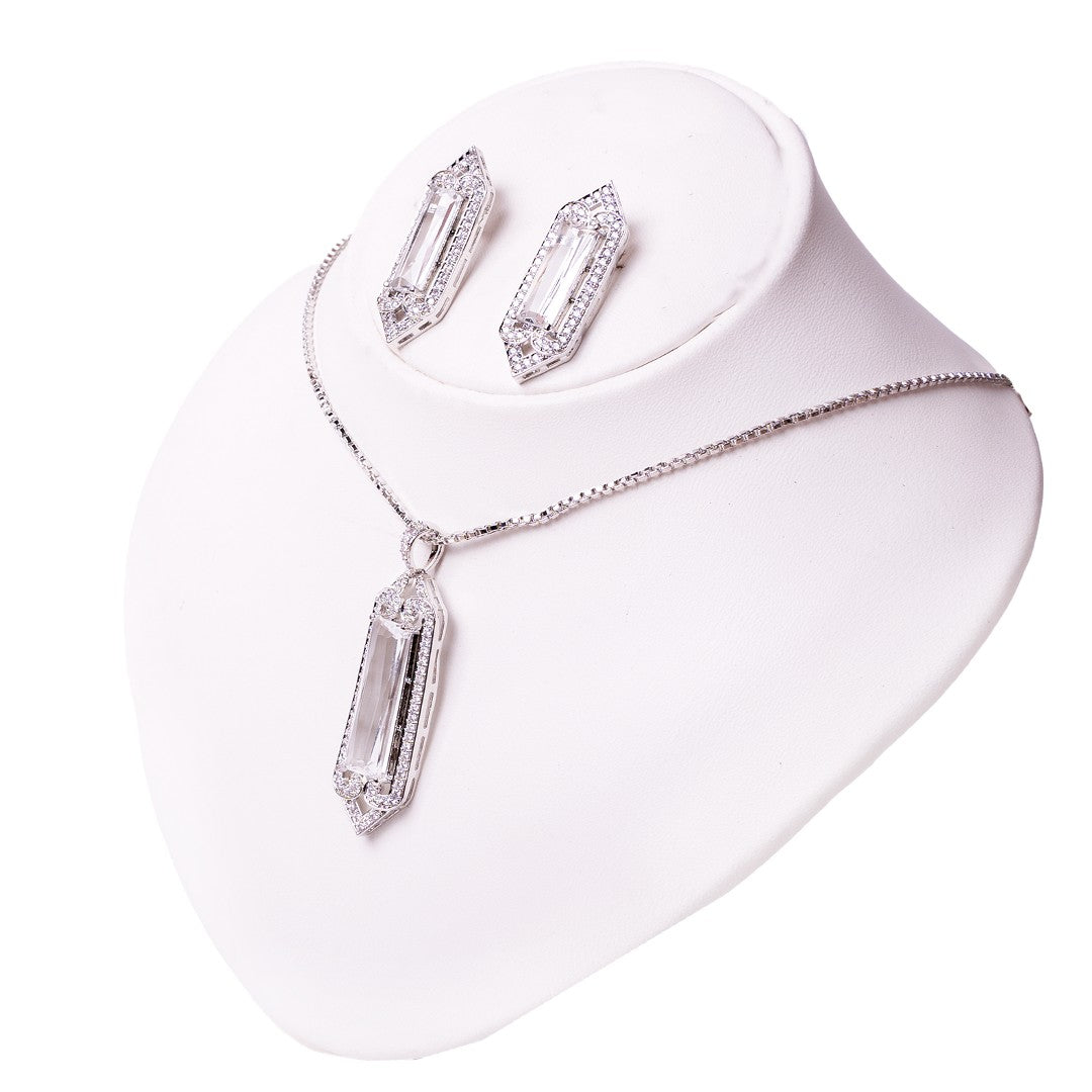 1 Carat Chandelier Jewel Set - vistoso.pk