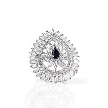 Load image into Gallery viewer, 1 Ct Bridal Eternity Ring (Black) - vistoso.pk
