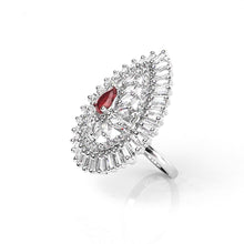 Load image into Gallery viewer, 1 Ct Bridal Eternity Ring (Red) - vistoso.pk
