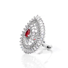 Load image into Gallery viewer, 1 Ct Bridal Eternity Ring (Red) - vistoso.pk
