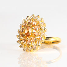 Load image into Gallery viewer, 1 Ct Midnight Flower Bridal Ring - vistoso.pk

