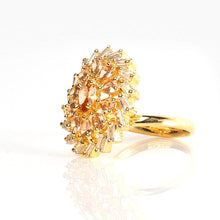 Load image into Gallery viewer, 1 Ct Midnight Flower Bridal Ring - vistoso.pk
