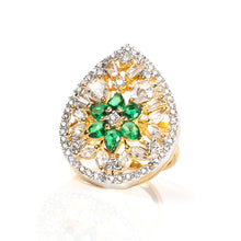 Load image into Gallery viewer, 1 Ct Pearl Bridal Ring - vistoso.pk
