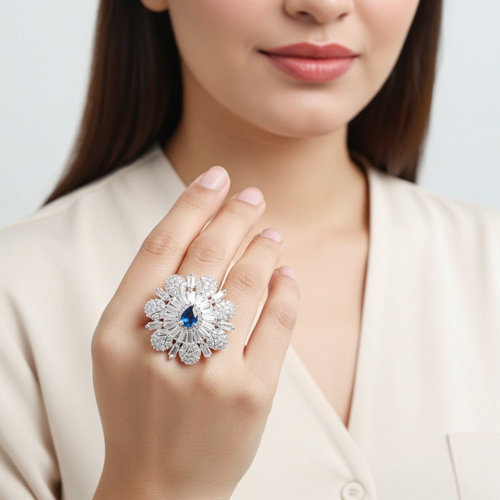 1 Ct Seashell Bridal Ring - vistoso.pk