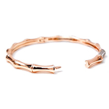 Load image into Gallery viewer, Elegant Diamond Bone Bangle
