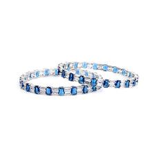 Load image into Gallery viewer, Emerald Cut 1 Carat Bangle (Pair)
