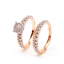 Load image into Gallery viewer, Marquise Cut Emerald Double Ring
