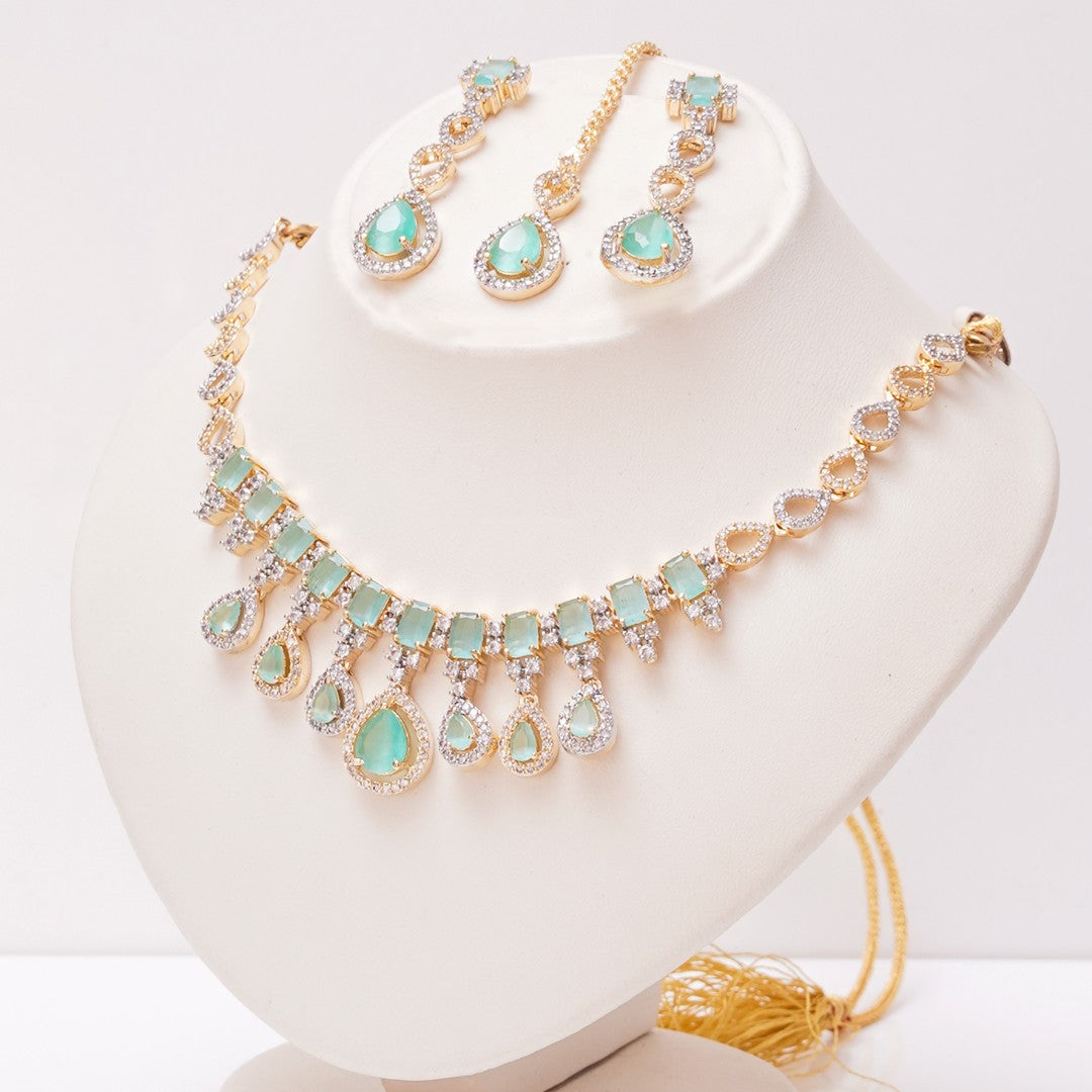 1Ct Sailor Moon Bridal Set (Mint Green)
