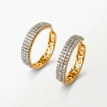 Load image into Gallery viewer, Large Gold chunky earring (22 mm)
