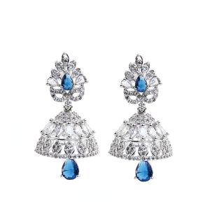 1 Carat Blue Pearl Jhumka