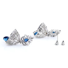 Load image into Gallery viewer, 1 Carat Blue Pearl Jhumka
