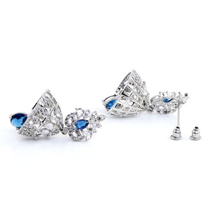 1 Carat Blue Pearl Jhumka