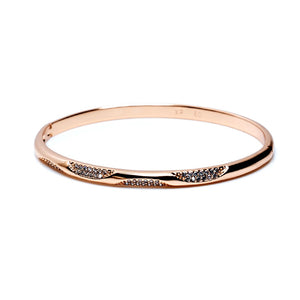 Cubic Zircon Bangle (Brass)