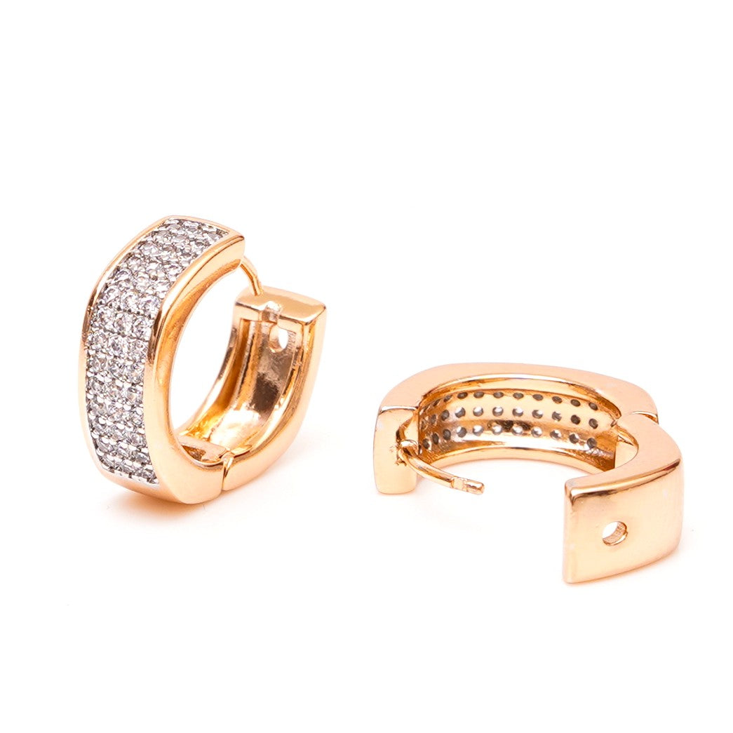 Diamond Encrusted Earrings (18mm)