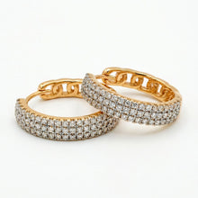 Load image into Gallery viewer, Large Gold chunky earring (22 mm)
