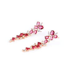 Load image into Gallery viewer, Isabella Lightening Earrings (Brass)
