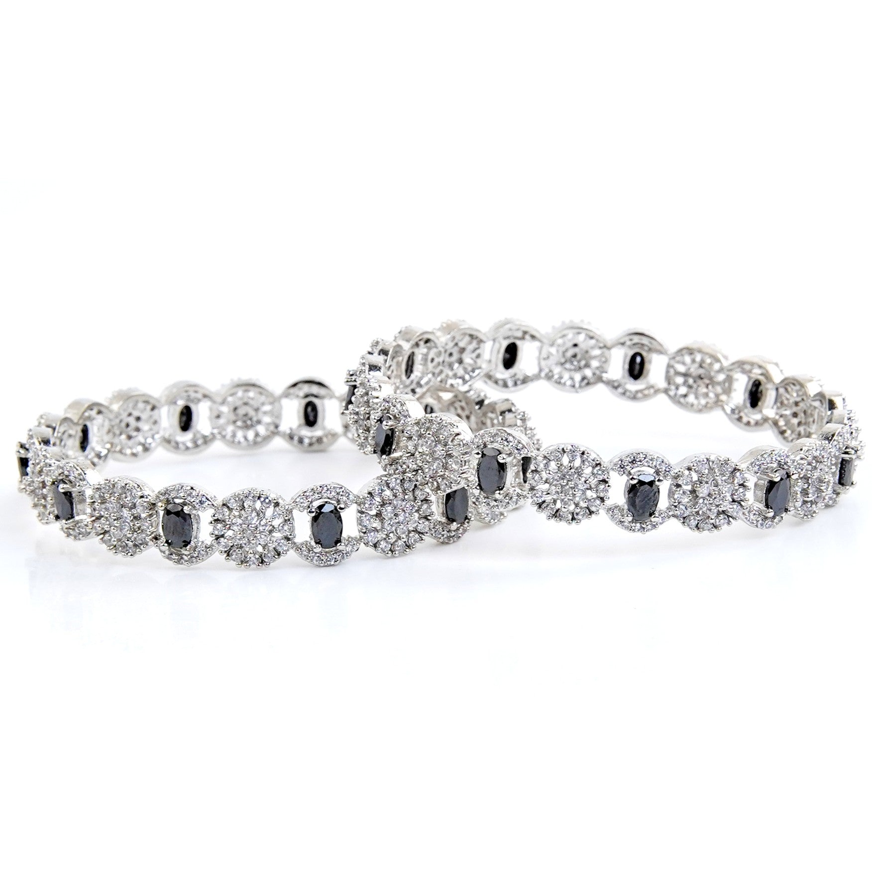 Moon Tribe 1 Carat Bangles (Pair)