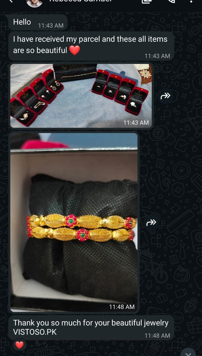 WhatsApp review from customer