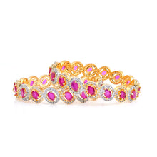 Load image into Gallery viewer, Solar Flare 1 Carat Bangles (Pair)
