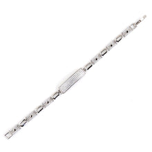 Load image into Gallery viewer, Silver Oblong Bracelet
