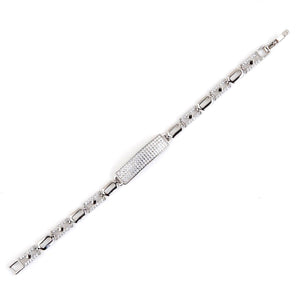 Silver Oblong Bracelet