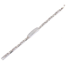 Load image into Gallery viewer, Silver Oblong Bracelet
