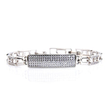 Load image into Gallery viewer, Silver Oblong Bracelet
